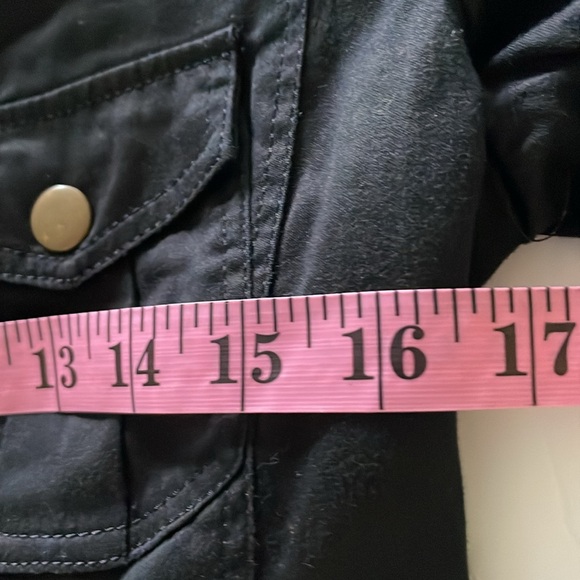 Calvin Klein Black Short Sleeve Safari Dress Size 4 - Picture 9 of 11